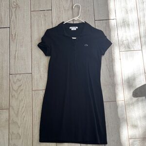 Lacoste Women's Classic Black Mini Dress
